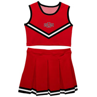 Arkansas State Red Wolves Red Sleeveless Cheerleader Set
