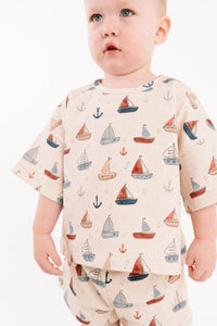 Nautical Sail Slouchy Set