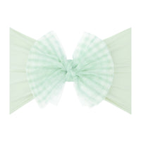 Baby Bling® Tulle FAB® soft nylon headband with tulle bow