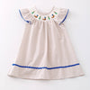 Mallard Duck Smocked Girls Dress