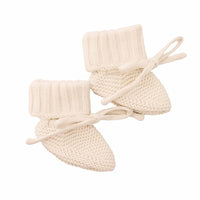 Knit Baby Booties | Sweet Neutrals