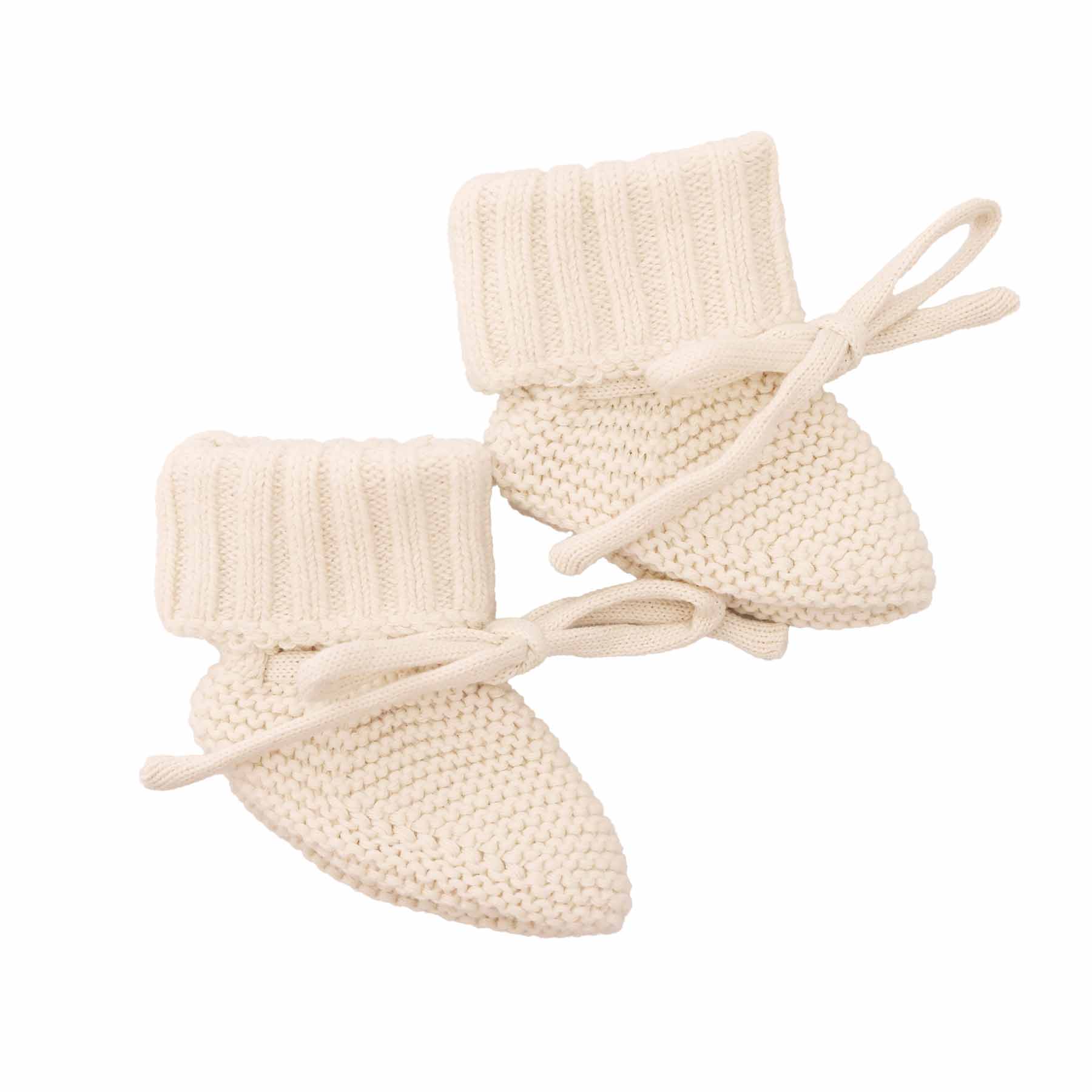 Knit Baby Booties | Sweet Neutrals
