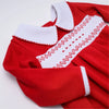 Chris Classics Smocked Long Sleeve Boy Bubble - Red
