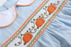 Pumpkin Vine Smocked Dress