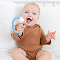 Cutie Teether Rattle (Multiple Colors)