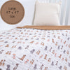 Puppies Baby Cotton Muslin Blanket