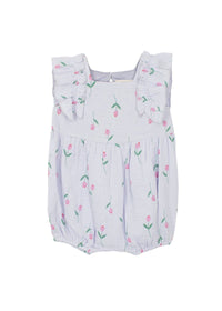 Tiny Tulips Baby Romper