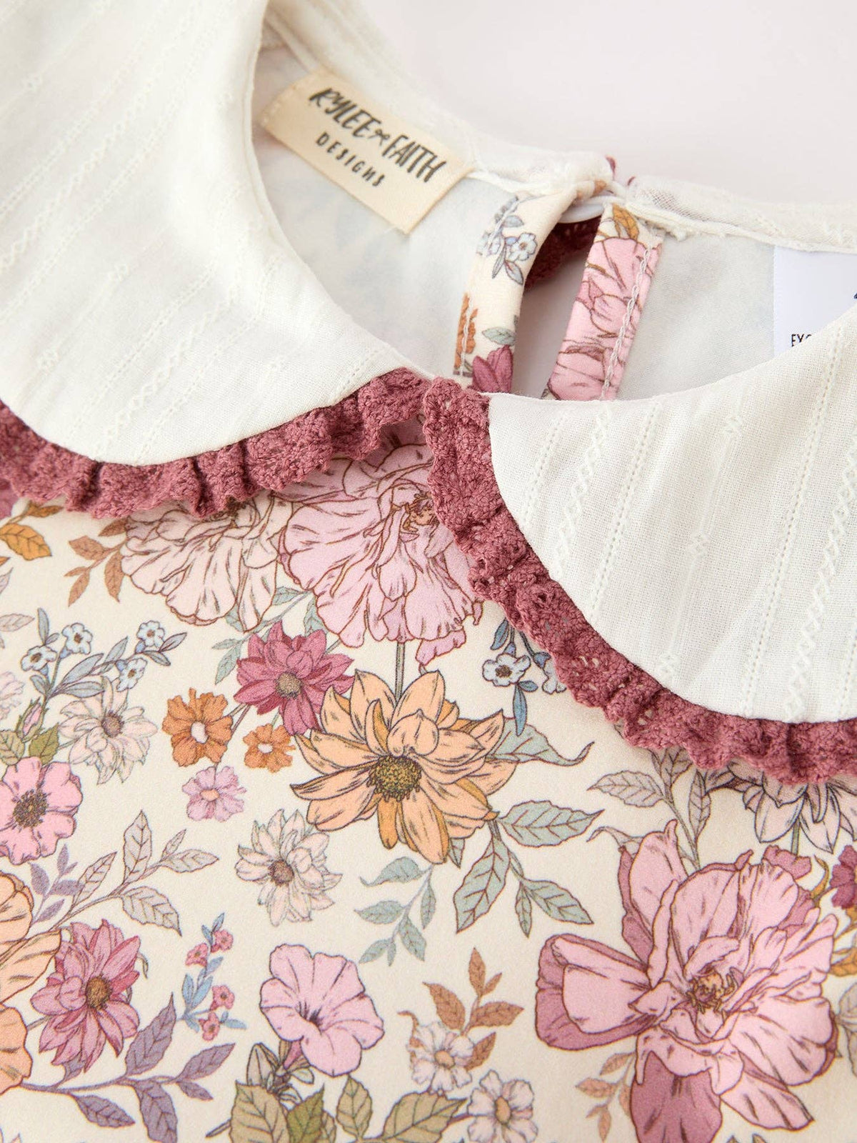 Fall Floral Peter Pan Collar Dress