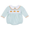 Lil' Pumpkin Classics Smocked Long Sleeve Girl Bubble