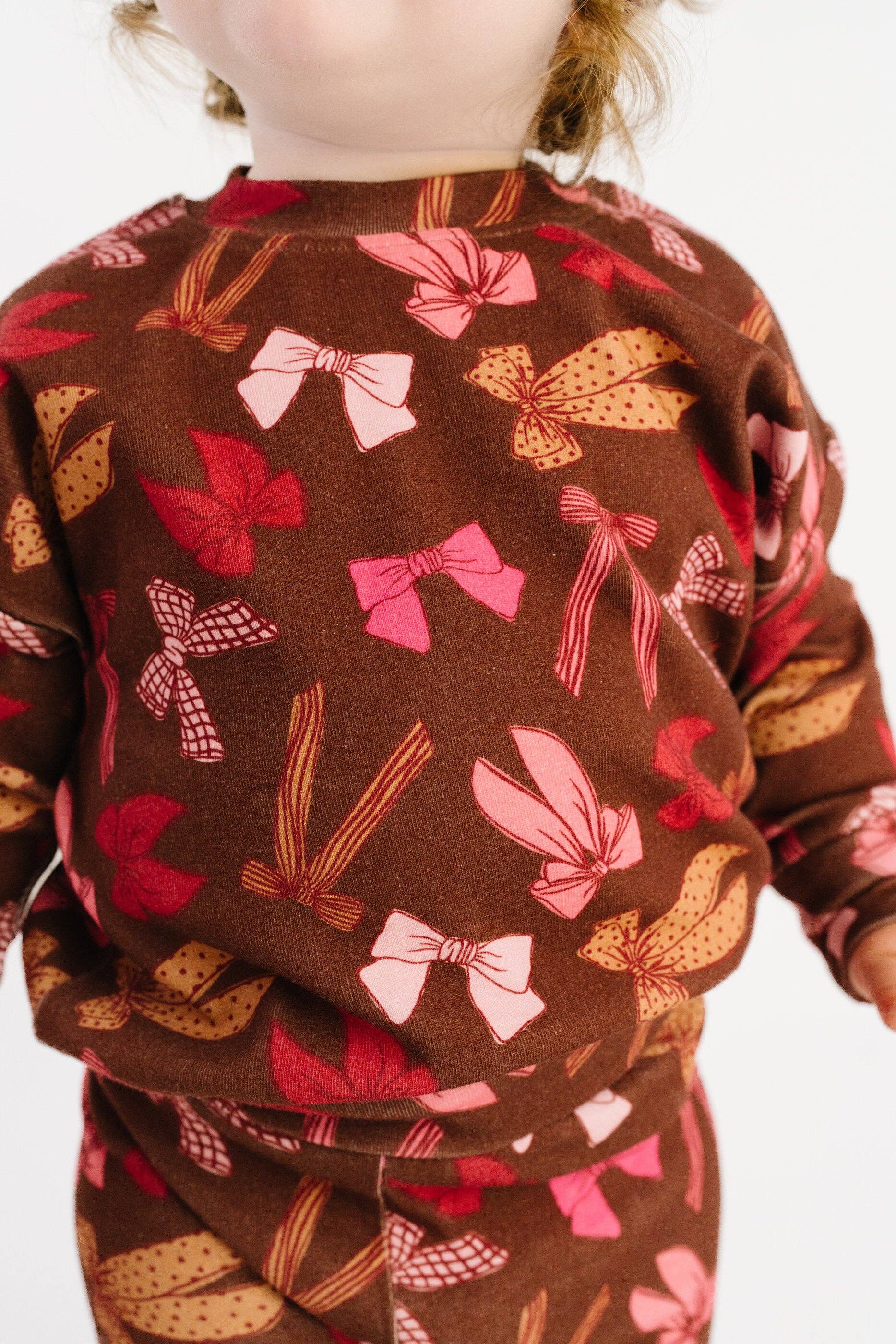 Darling Bows Crewneck Set