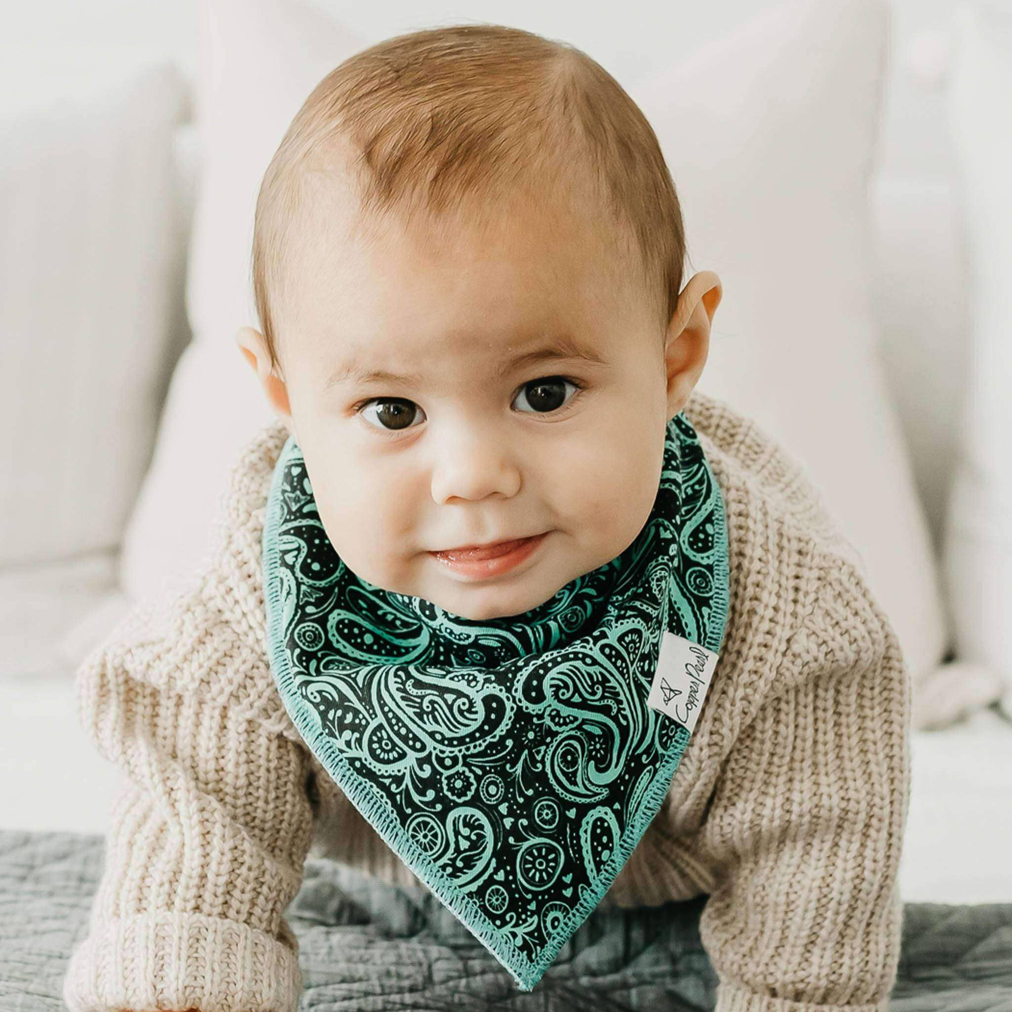 Jo - 4 Pack Baby Bandana Bibs