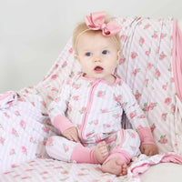 Rosy & Cozy Convertible Zip Romper