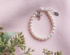 Silver Cross Pearl Baby Bracelet - Lacey