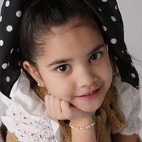 14K Gold-Plated Pearl Baby Bracelet - Brynn