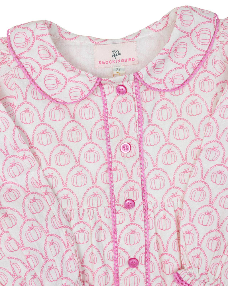 Pumpkin Scallop Print Bubble