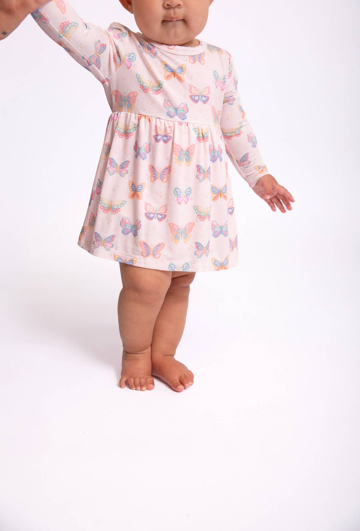 Butterfly Bliss - LS Bodysuit Dress