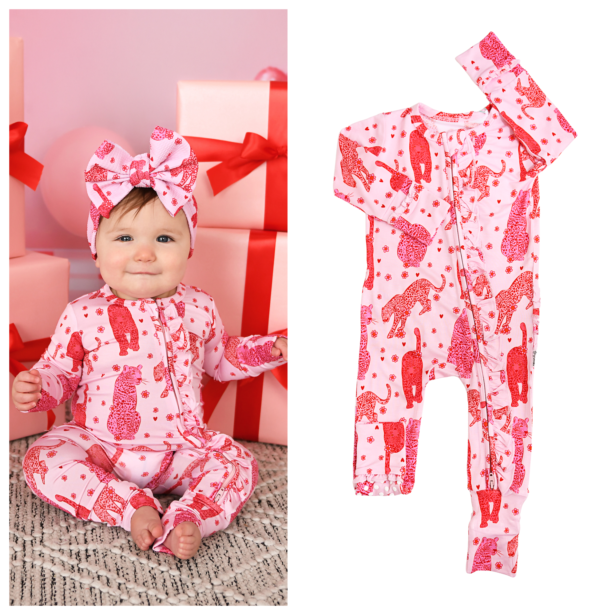 Cambrie Ruffle Zipper Sleeper
