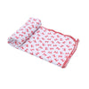 Scarlett Bows Print Swaddle Blanket
