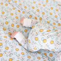 Silly Goose Convertible Zip Romper | Blue