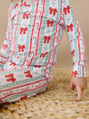 Retro Candy Cane Bamboo Two Piece Set