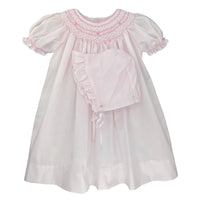 Bishop Smocked Daygown with Pearls (Mult. Colors)