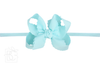 Nylon Headband w/ Scalloped Bow (Mult. Colors)