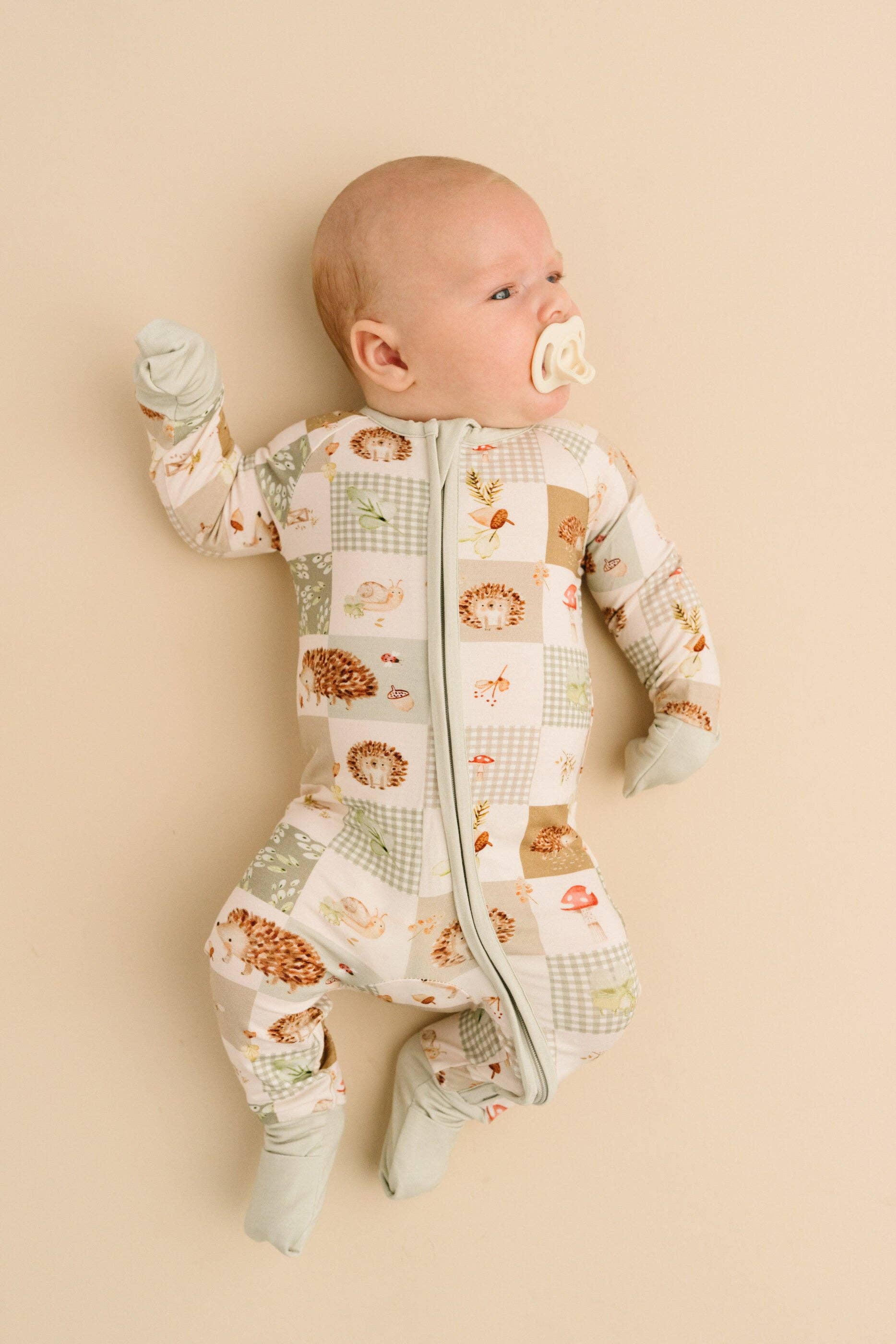 Hedgehog Patchwork Bamboo Sleeper