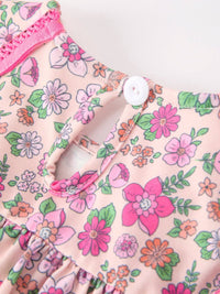 Hot Pink Floral Petals Bloomer Set