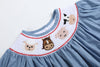 Farm Animals Smocked Romper