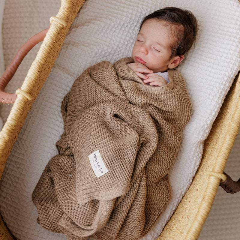 Cotton Swaddle Receiving Baby Blanket (Mult. Colors)