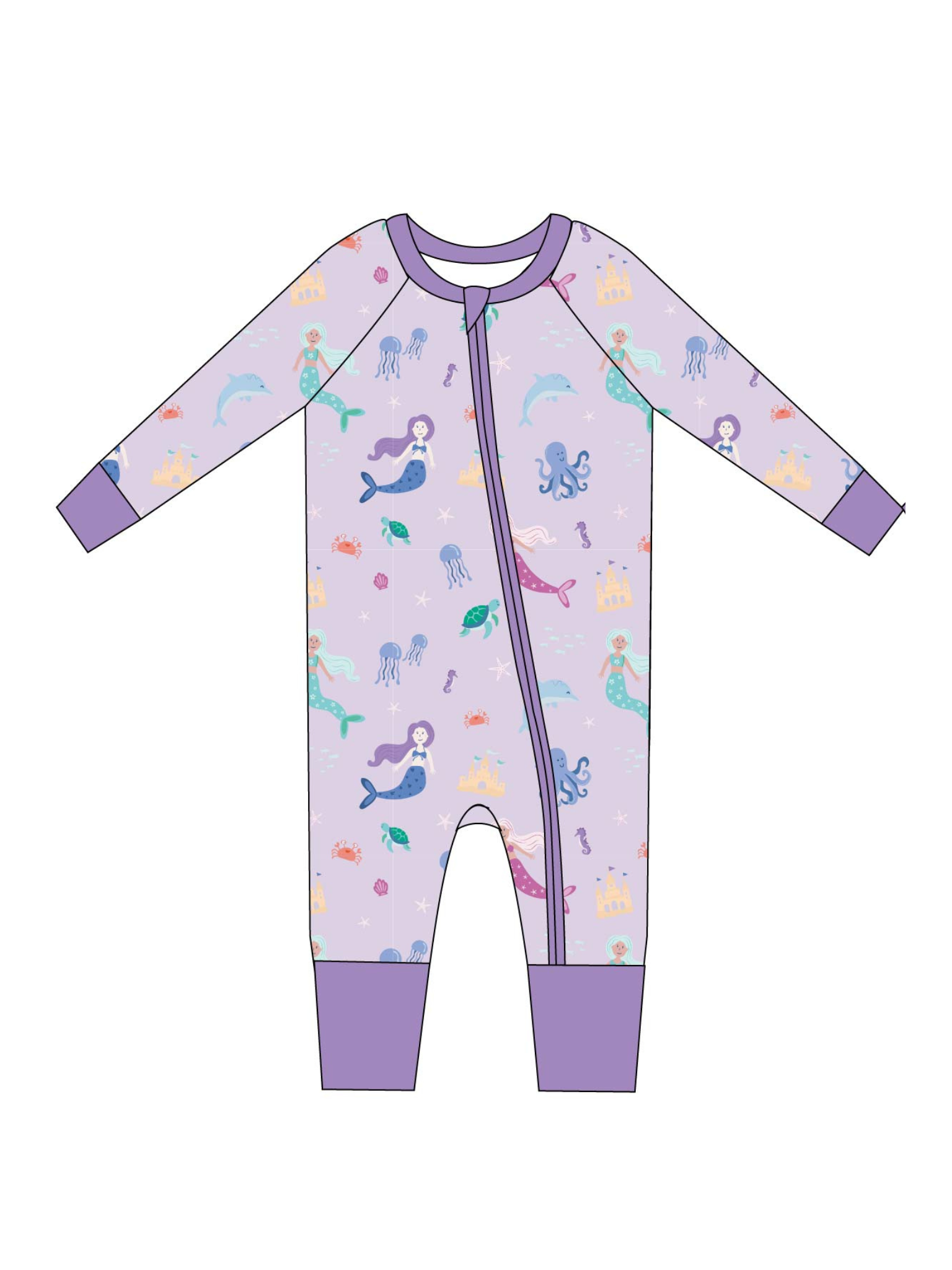 Mermaid Friends Zip Jam Sleeper