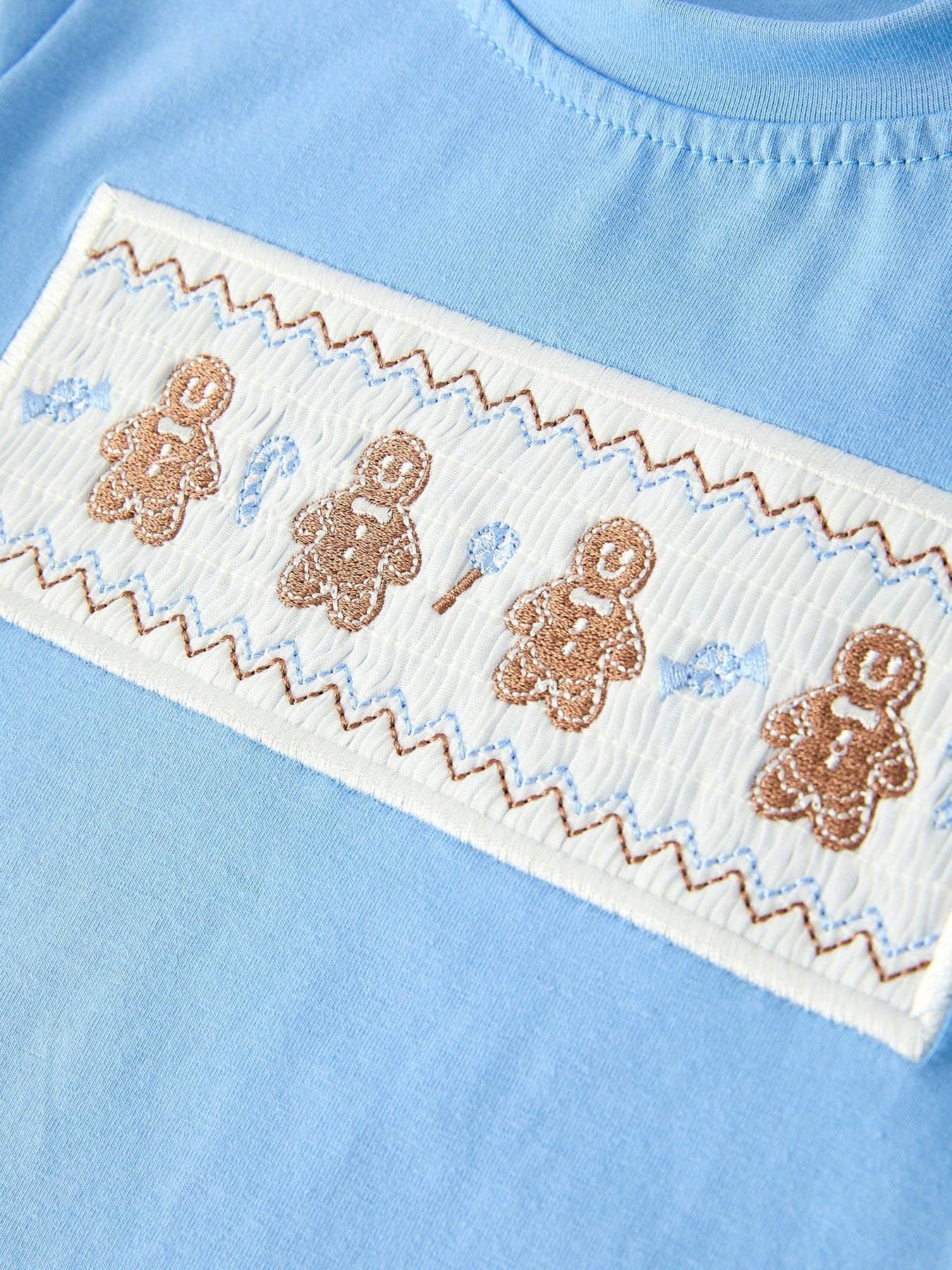 Christmas Gingerbread Plaid Boys Set