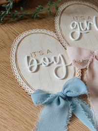 Gender Announcement Sign – A Charming Photo Prop