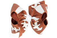 Layered Football Bows