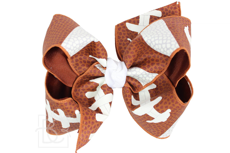 Layered Football Bows