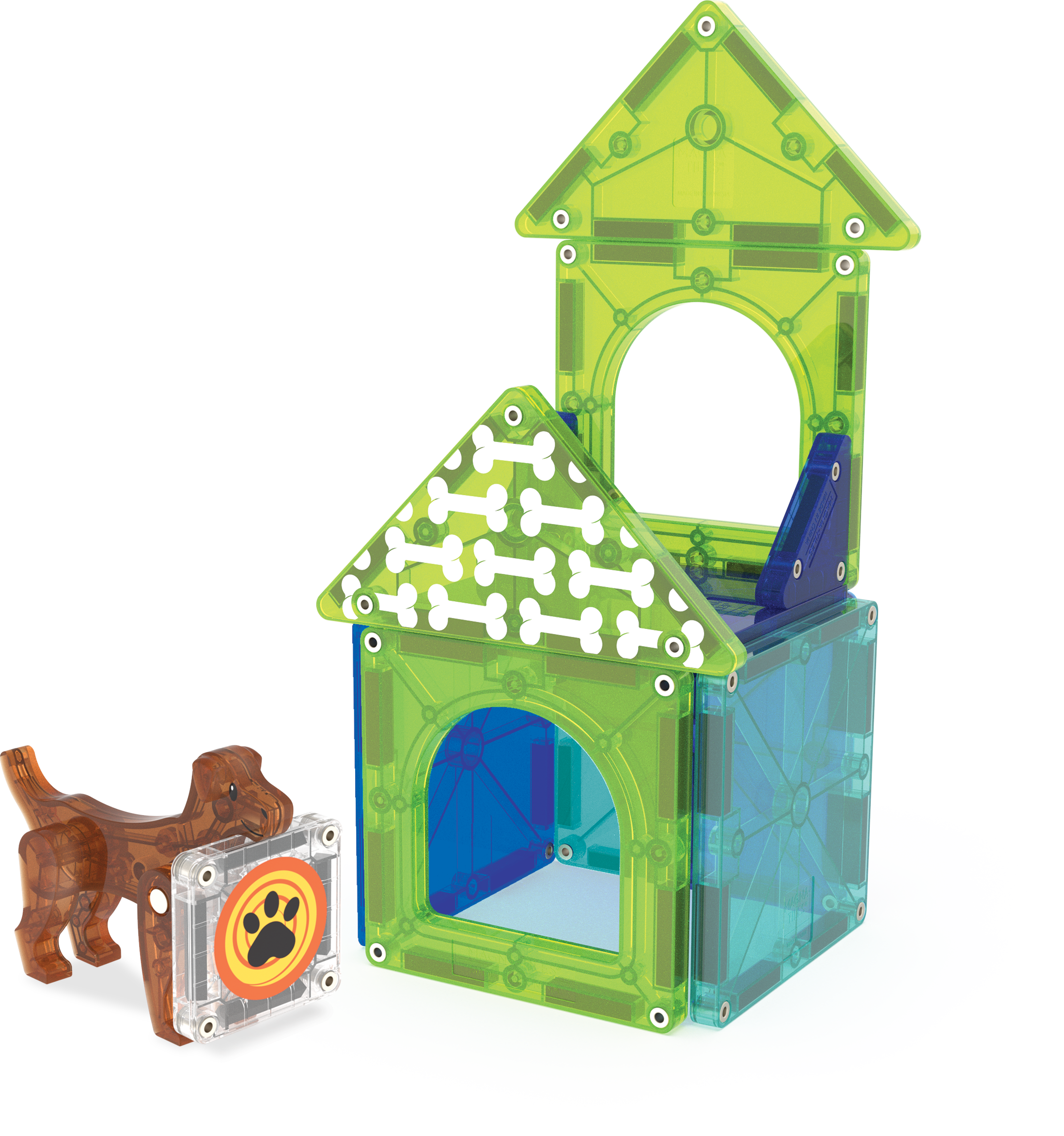 Magna-Tiles Dog House 13-Piece Set