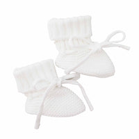 Knit Baby Booties | Sweet Neutrals