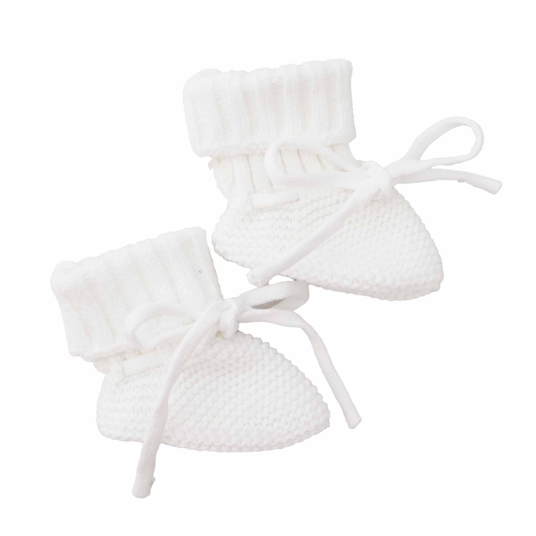 Knit Baby Booties | Sweet Neutrals