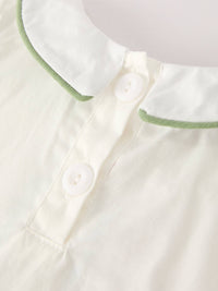 Pumpkin Applique Boys Bloomer Set