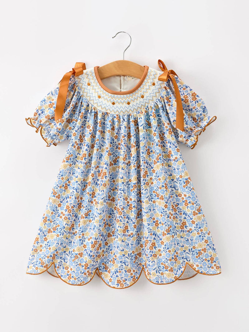 girls dresses for fall Autumn Day Girls Dress RedGreen | Size 4