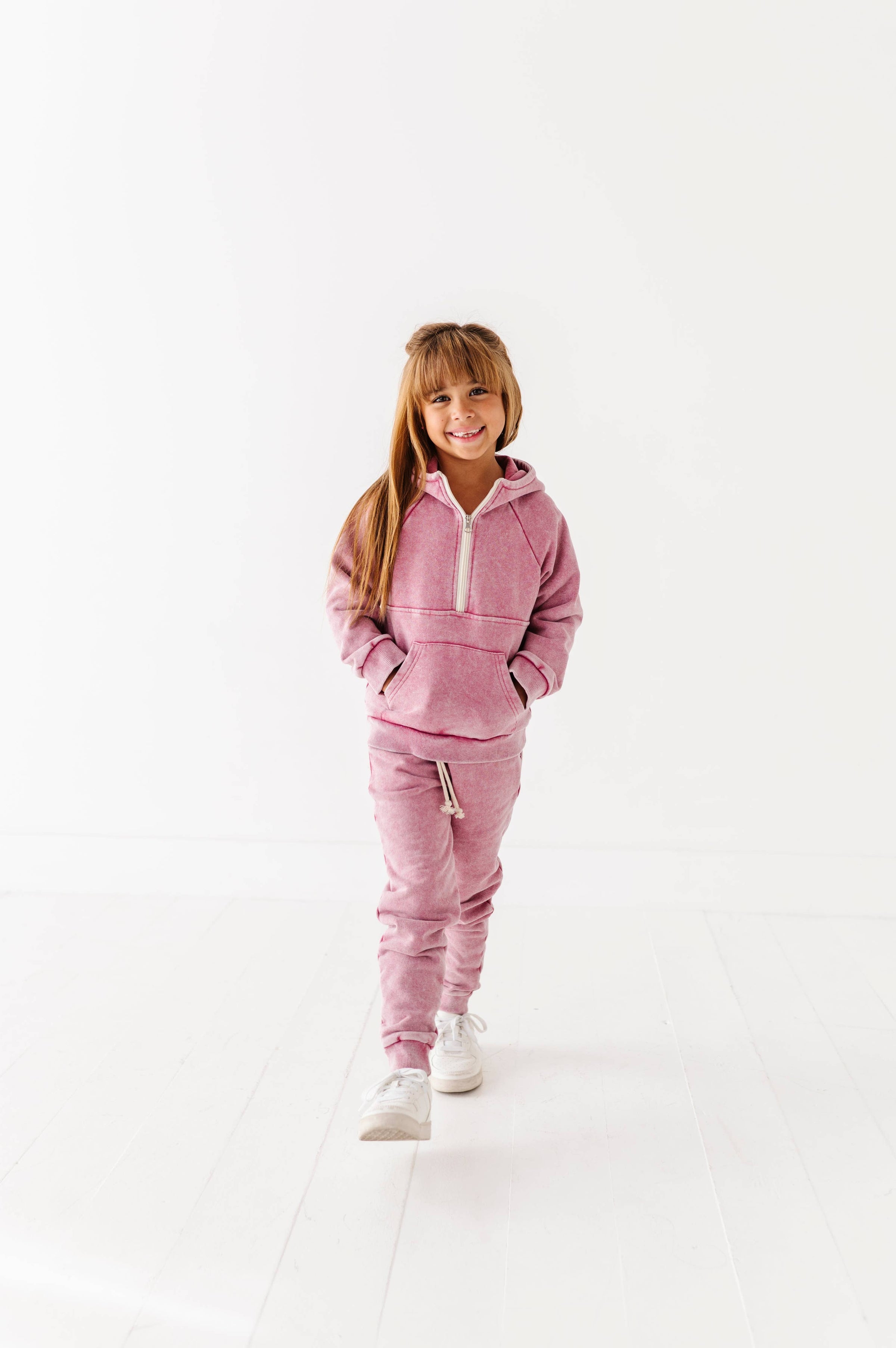 MAUVE | Vintage 1/4th HOODIE-JOGGER Set