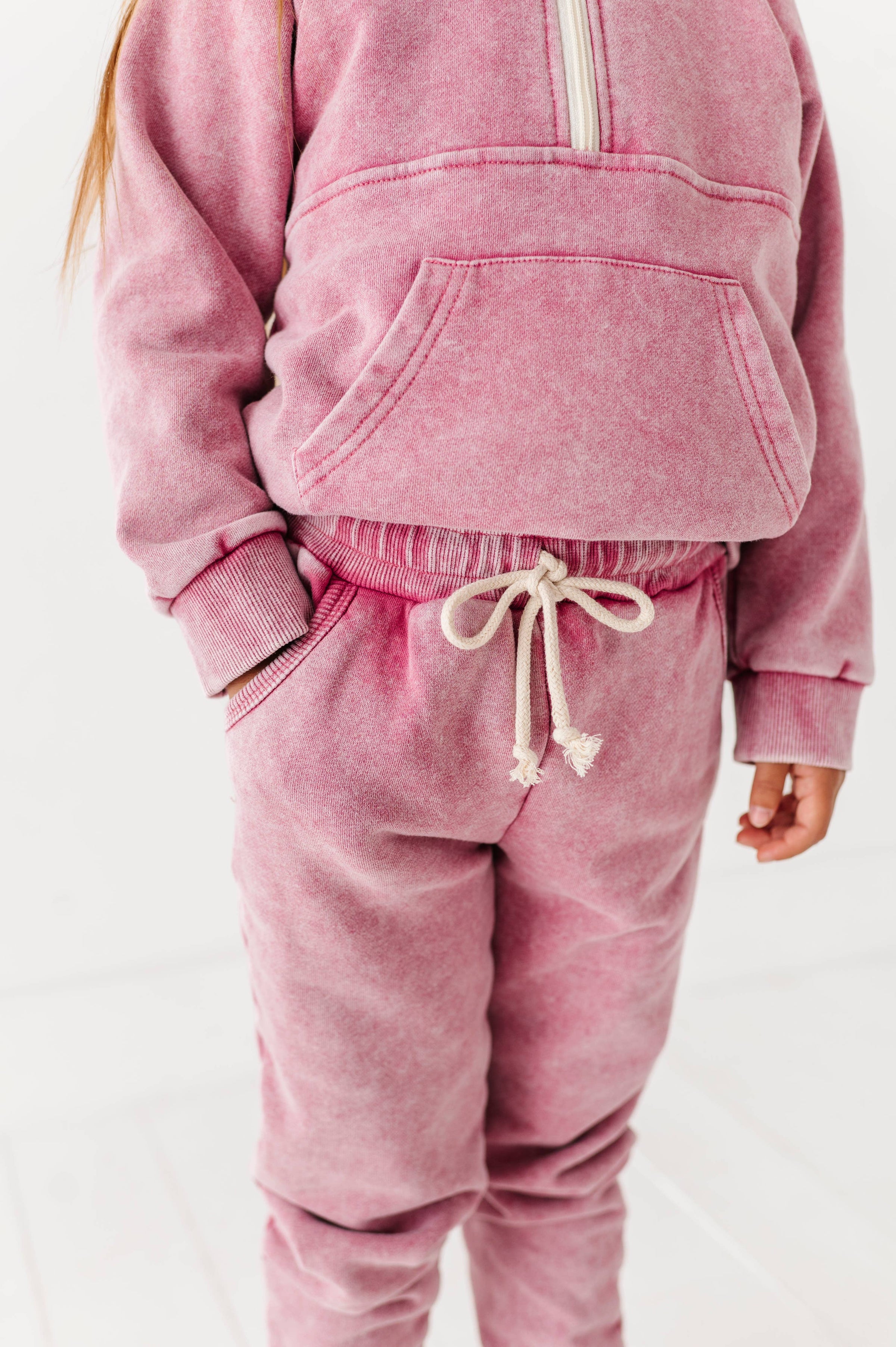 MAUVE | Vintage 1/4th HOODIE-JOGGER Set