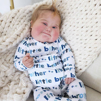 Little Brother Zipper Footie