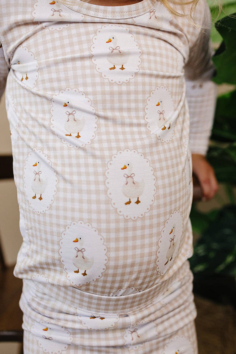 Gingham & Goose Bamboo 2 Piece Set