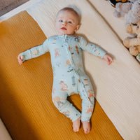 Convertible Zip-Up Footie - Tanner