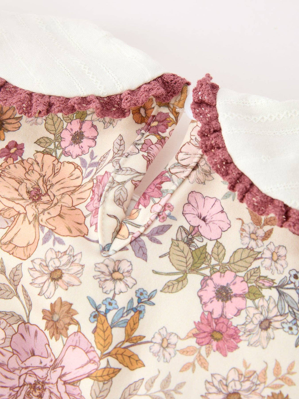 Fall Floral Peter Pan Collar Dress