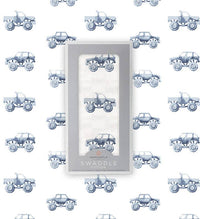 Indigo Monster Trucks Cotton Swaddle