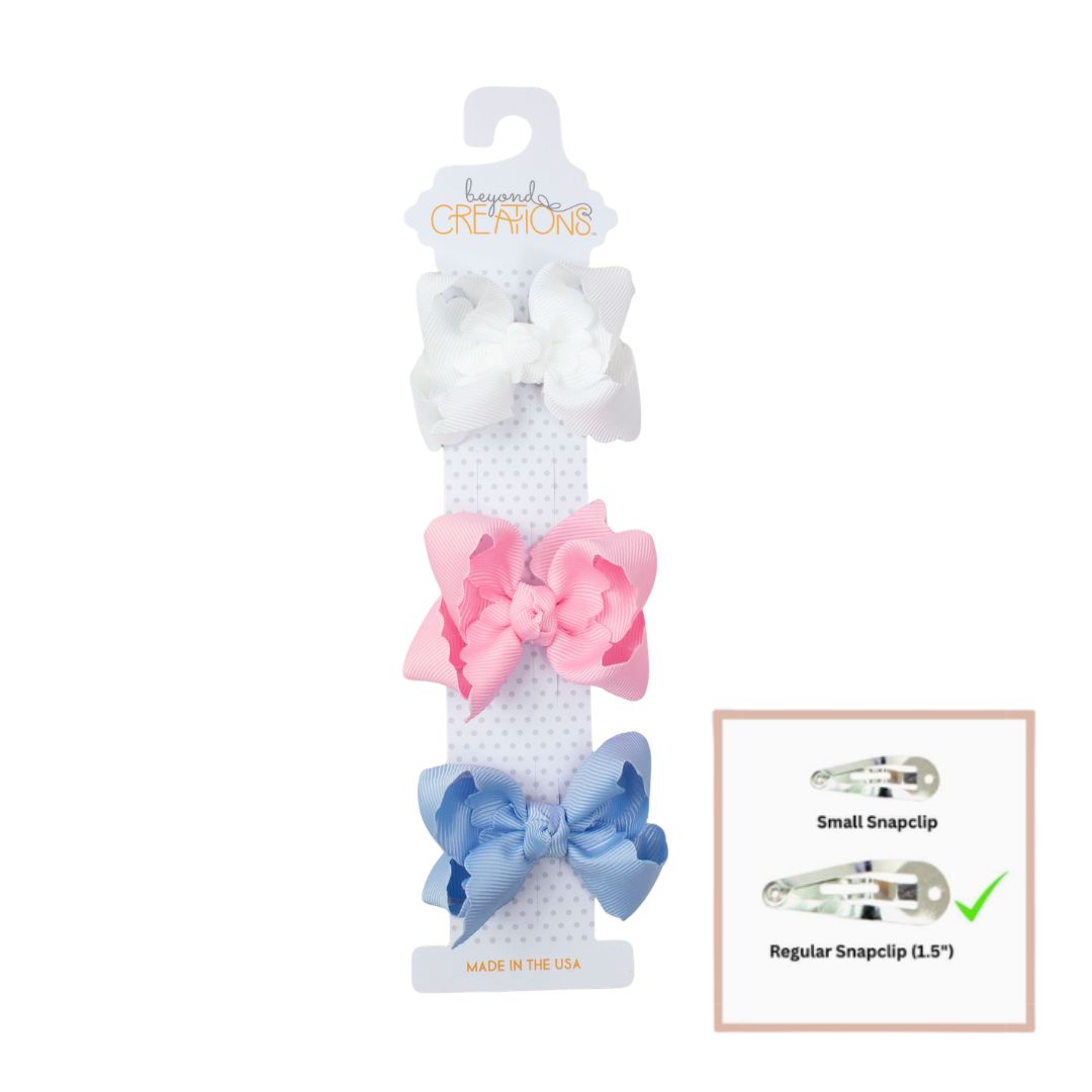 Light - 3 Pack Gift Set - 3" Bows