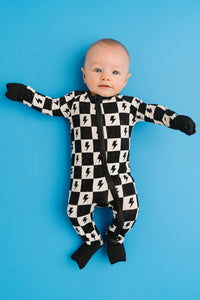 Electric Checkered Bamboo Sleeper