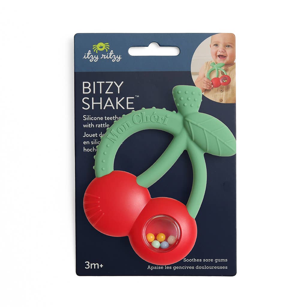 Bitzy Shake™ - Silicone Teether with Rattle